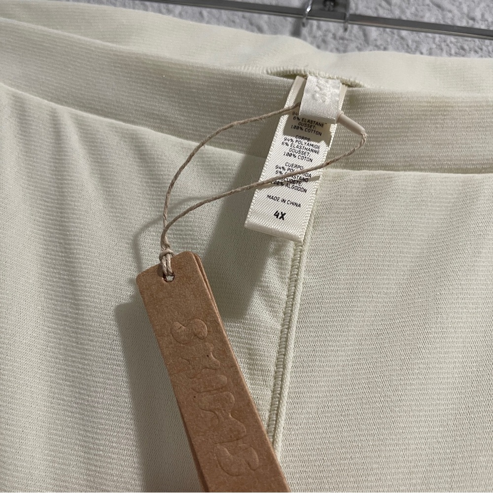 SKIMS women’s swim cover up sheer pants Cream Wide Leg 4X NWT - Picture 6 of 9